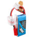 Gens Ace 300mAh 2S 7.4v 45C Lipo Battery with JST Plug and XH Balance 40x20x12mm 18g