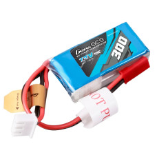 Gens Ace 300mAh 2S 7.4v 45C Lipo Battery with JST Plug and XH Balance 40x20x12mm 18g