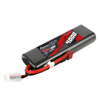 Gens Ace 4000mAh 2S 7.4v 60C Deans Plug (Hard Case)