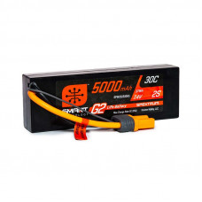 Spektrum 5000mAh 2S 7.4V Smart G2 LiPo 30C Hard Case IC5 Plug