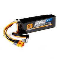 Spektrum 2200mAh 3S 9.9V Smart LiFe ECU Battery IC3 Plug