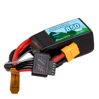Gens Ace Adventure 850mAh 4S 14.8v 60C Lipo Battery Pack 60x30.5x30.5mm 110g XT60 Plug (NOT G-TECH)