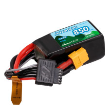 Gens Ace Adventure 850mAh 4S 14.8v 60C Lipo Battery Pack 60x30.5x30.5mm 110g XT60 Plug (NOT G-TECH)