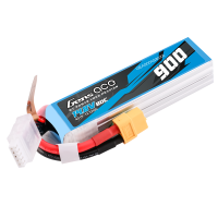 Gens Ace 900mAh 4S 14.8v 80C XT60 Plug (F5J / Powered Glider / Hot Liner)