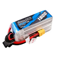 Gens Ace 1800mAh 6S 22.2v 45C Lipo Battery With XT60 Plug