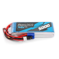 Gens Ace 5000mAh 2S 7.4v RX Lipo Battery with EC3 and JR-3P Plugs