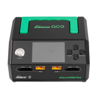 Gens Ace IMars D1000 Plus G-Tech Smart Dual AC Charger, 2x 500w 1-7S Lipo/Li-ion/LiHV/LiFe 4-18S NIMH 25A/500w Per Ch