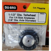 1.5 Inch Tailwheel with Aluminum Hub by Du-Bro
