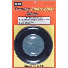 Large Scale Treaded Lightweight Wheels – 5" by Du-Bro