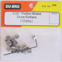 3/32" Dura-Collars (12pk) by Du-Bro