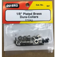 1/8" Dura-Collars (12pk) by Du-Bro