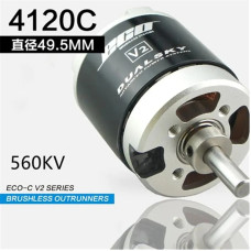Dual Sky ECO V2 4120C 560kv 1400w Brushless Outrunner Motor 280g 16x8 - 16x9E Prop 10cc or .40- .50