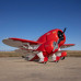 UMX Gee Bee R-2 510mm BNF Basic with AS3X and SAFE Select by Eflite With Gens Ace 300mAh 3S 11.1v 45C Lipo Battery JST Plug Combo