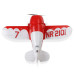 UMX Gee Bee R-2 510mm BNF Basic with AS3X and SAFE Select by Eflite With Gens Ace 300mAh 3S 11.1v 45C Lipo Battery JST Plug Combo