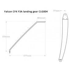 Falcon Carbon U/C Legs - CLG004