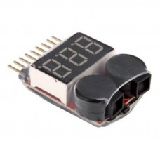 RC Pro Lipo Battery Checker Low Voltage Alarm Tester/Buzzer 1-8S