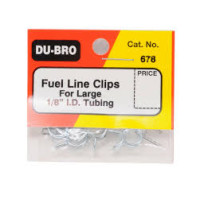 Fuel Line Clips for Large 1/8" I.D. Tubing (4 pack)