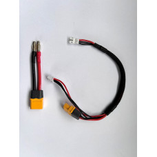 Balance charge plug adapter for Eflite/Spektrum PH/UMX 2S 7.4v Battery, XT60 Charger plug 200mm Long With Braid and Glued Shrink. Include XT60 to 4mm Bullet adapter